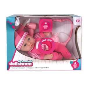 Pop met Roze Outfit - Doktersset met Geluid