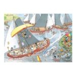 Jan van Haasteren De Kaasmarkt & Skûtsjesilen 2x1000 stukjes