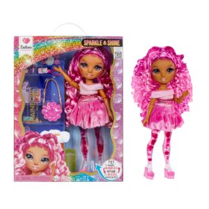 Rainbow High Leilani roze modepop met accessoires doos