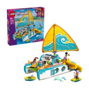 LEGO Friends 42664 Avontuurlijke bootreis speelgoed boot met zeil en dolfijnen
