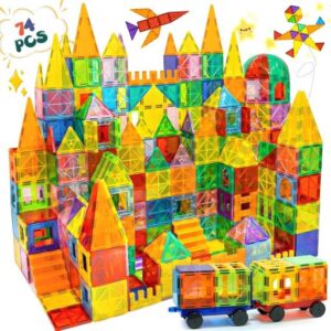 Olvy Magnetische blokken Montessori 74 Stuks